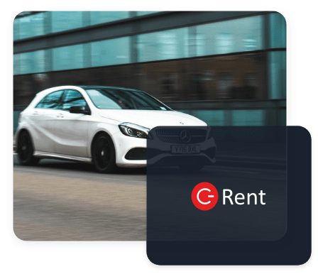 Autovermietgeschäft mit crent software